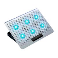 BASE ENFRIADORA ACTECK FROOST MAX B480 / 2 PUERTOS USB / 16 PULGADAS / 7 NIVELES / 6 VENTILADORES 10 W RMS / ALUMINIO / ANTIDERRAPANTE / BLANCO / AC-936163 BASE ENFRIADORA ACTECK FROOST MAX B480 / 2 PUERTOS USB / 16 PULGADAS / 7 NIVELES / 6 VENTILADORES 10 W RMS / ALUMINIO / ANTIDERRAPANTE / BLANCO / AC-936163